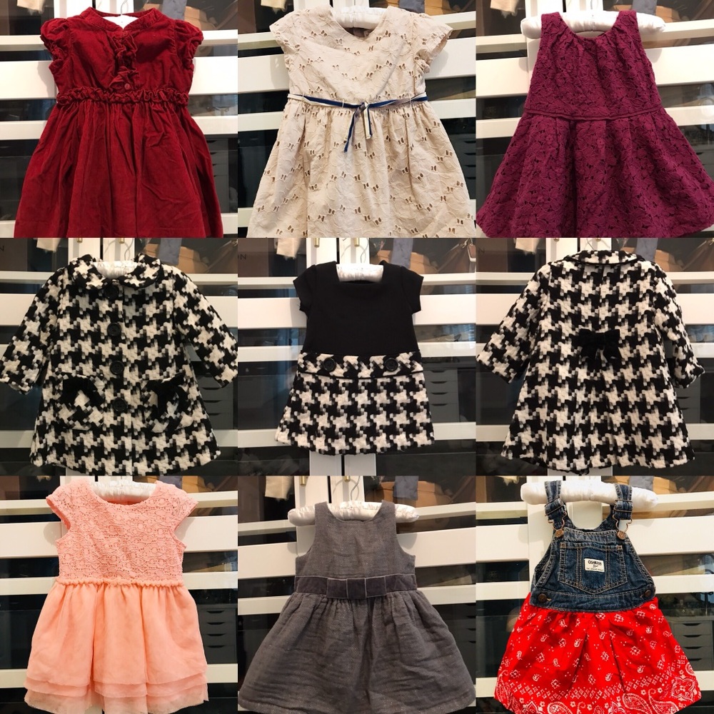 Toddler girl holiday dress bundle
